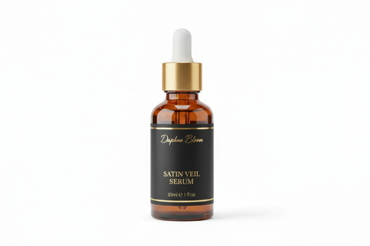 Daphne Bloom Satin Veil Serum - Black Font