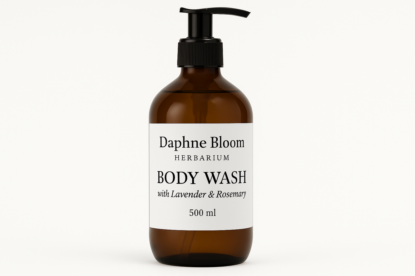 Put this sticker on an amber glass bottle with black spout