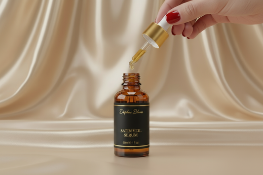 Daphne Bloom Satin Veil Serum - Woman with Red Nails