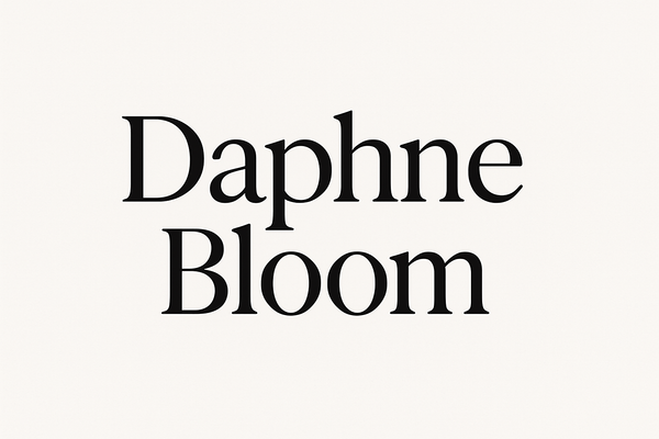 just the words, daphne bloom